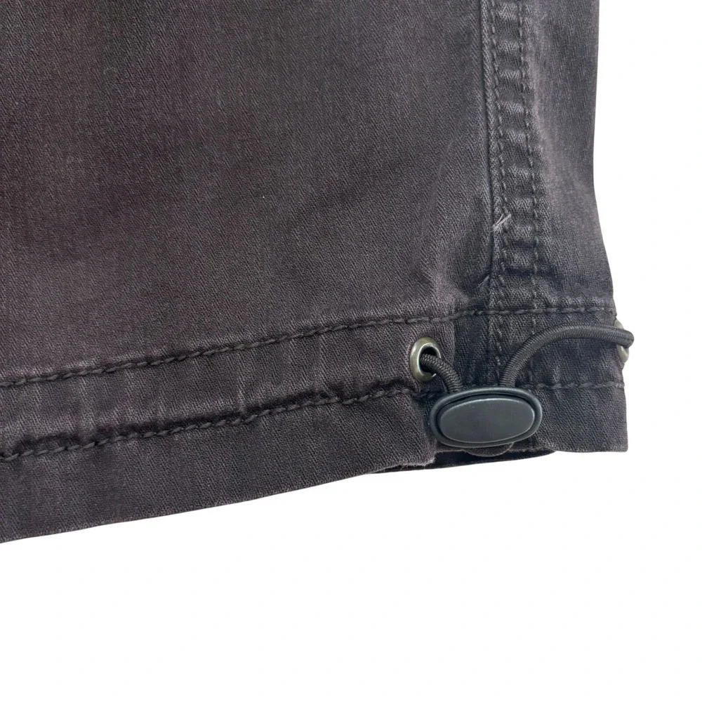 LOFT Marissa Gorpcore Y2k Utility Earthy‎ Brown Cargo Bermuda Short Bungee Hem 6
